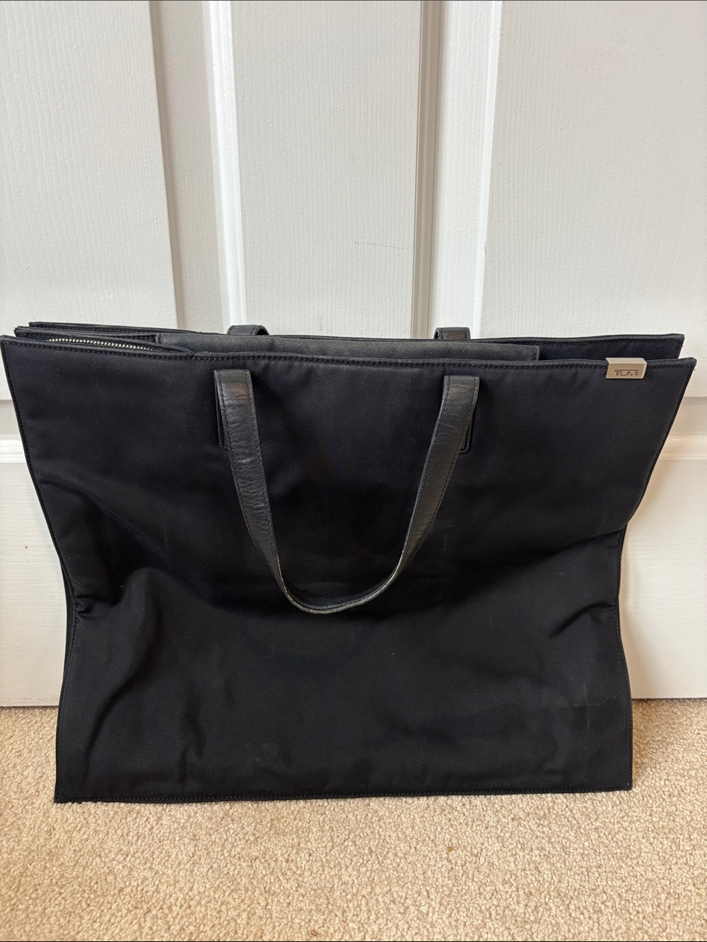 Tumi Black Laptop Tote Bag